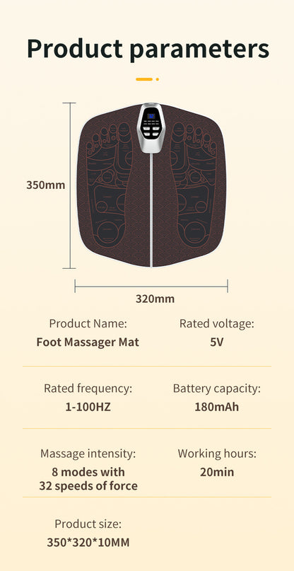 EMS Pedicure Machine Foot Pad Micro Current