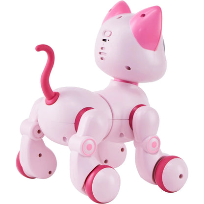 VEVOR RC Robot Cat Toy for Kid Talking Dancing Touch Remote Control Programmable